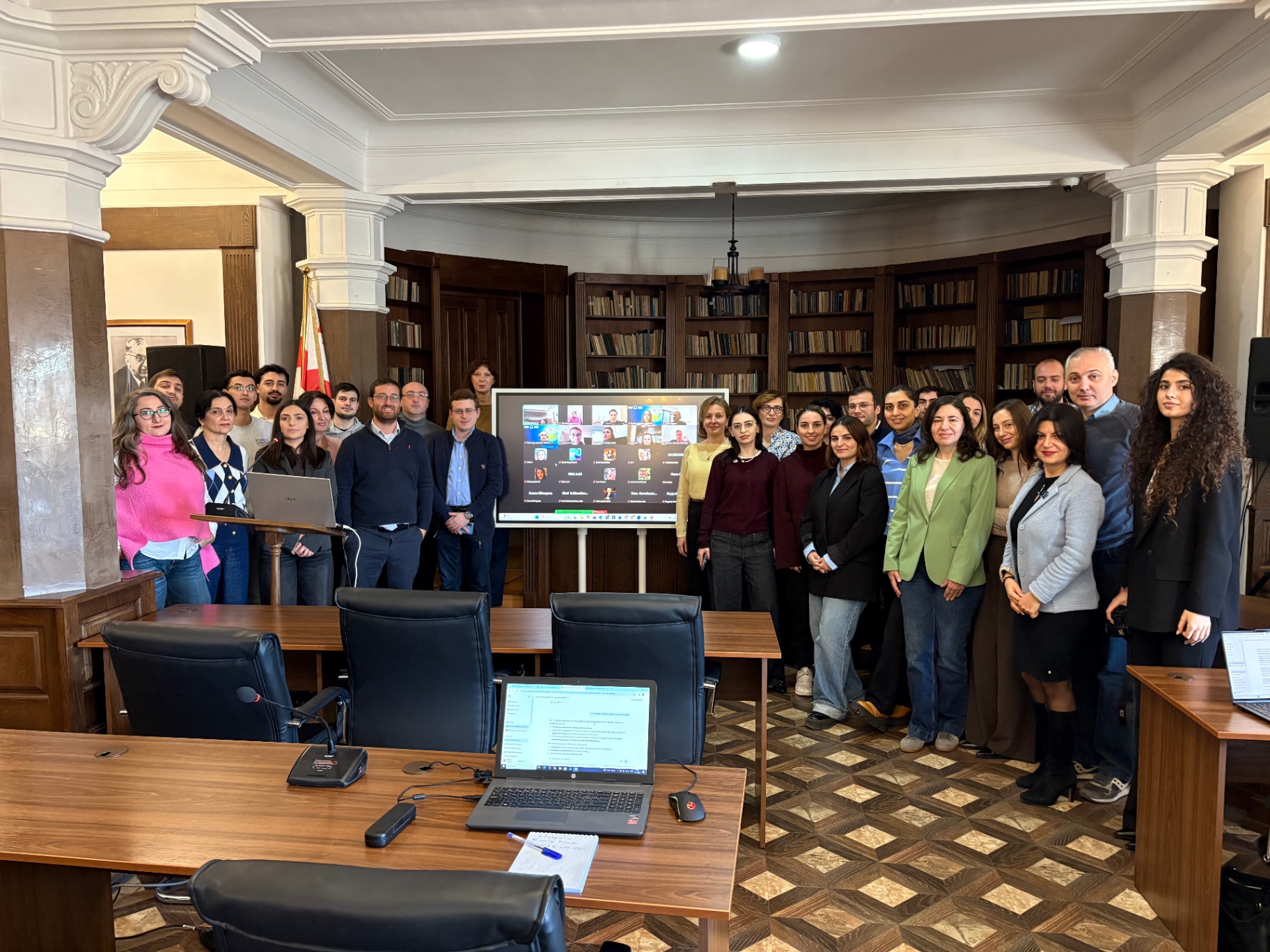 Hybrid cohort at Ilia State University, Georgia